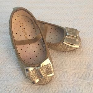 Carters gold shoes
